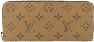 Louis Vuitton Brown Coated Canvas Long Wallet (Bi-Fold) (Pre-Owned)