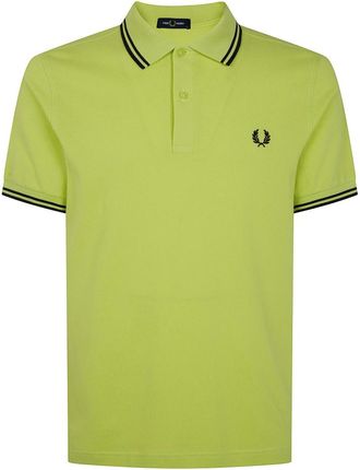 Fred Perry M3600 Shirt - Heren - Polos - Groen - M - Katoen - Tops
