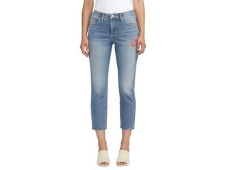 Jag Jeans Ruby Straight Crop Womens Jeans Olympus Blue : 12 (31 Waist), Polyester/Elastane/Denim