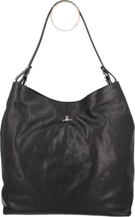 Vivienne Westwood Soft Leather Shoulder Bag with Slouchy Silhouette