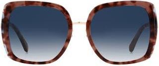 Kate Spade New York kimber 56mm gradient square sunglasses in 0Jbw-I4 at Nordstrom Rack