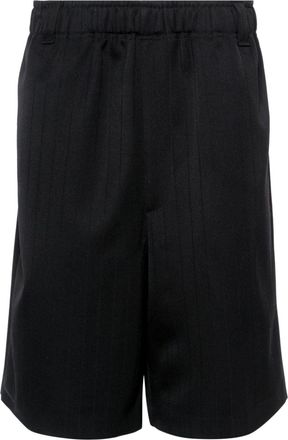 Jacquemus Le Bermuda Juego wool shorts - men - Wool/Elastane/Cotton - 44 - Black