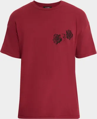 Willy Chavarria Mens Buffalo Graphic T-Shirt