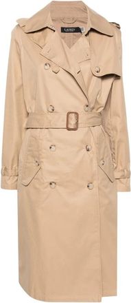 Ralph Lauren Fraycea Unlined Trench - Dames - Trenchcoats - Beige - L - Katoen - Jassen