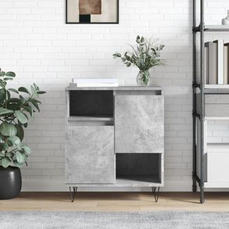 vidaXL Sideboard Concrete Grey 60x35x70 cm Engineered Wood Vidaxl