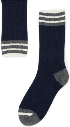 Brunello Cucinelli Rib knit socks in Navy Blue at Nordstrom, Size Xx-Large Eu