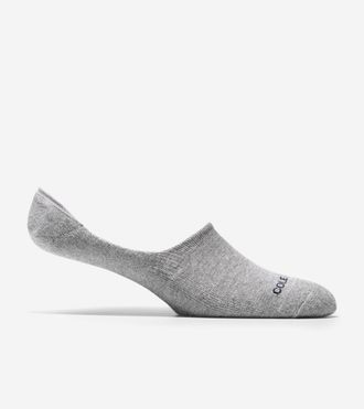Cole Haan Mens Casual Cushion Sock Liner - 2 Pack - White