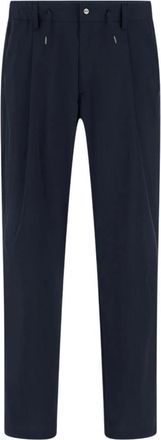 Herno Heren, Broeken, Blauw, Maat: XL Wol