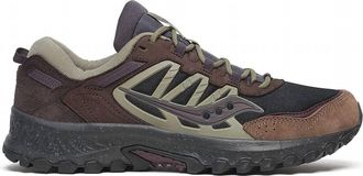 Saucony Mens Grid Peak Retro Sneaker In Black/wine