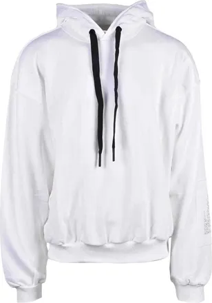 Takeshy Kurosawa White Hooded Cotton Sweatshirt