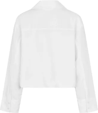 Sams&oslash;e & Sams&oslash;e Womens Shirt Sadaphne White Shell: Tencel Lyocell