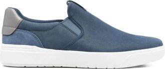 Timberland Blauwe Slip-On Sneakers met Gewatteerde Enkel - Heren - Sneakers - Blauw - 41 EU - Schoenen