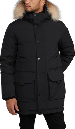 Pajar Mens Parsenn Parka with Removable Hood and Fur Trim