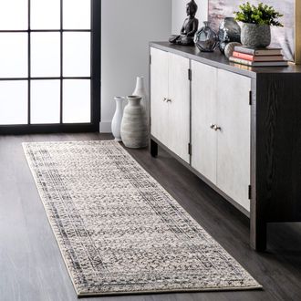 nuLOOM Elodie Distressed Diamonds Area Rug