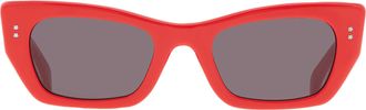 Kenzo Grey Cat Eye Unisex Sunglasses KZ40162I 66A 51