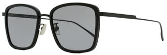 Bottega Veneta BV1008SK Square Metal and Acetate Sunglasses - Black