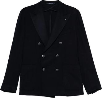 Tagliatore Double Breasted Cashmere Blazer