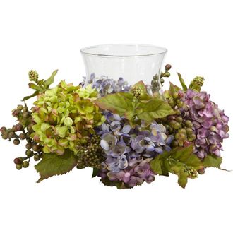 Nearly Natural Mixed Hydrangea Candelabrum Artificial Arrangement at Nordstrom
