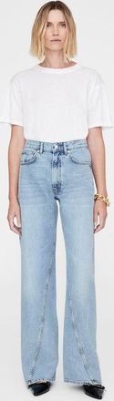 Anine Bing Lili Burnout Tee at Nordstrom, Size Xx-Small