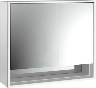 Emco Loft Armario Con Espejo Iluminado Con Estante Inferior, 800mm, 2