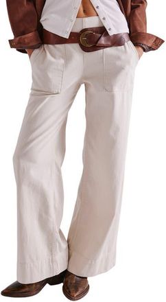 Free People Breezy Wide Leg Jeans in Bright Lights at Nordstrom, Size X-Small