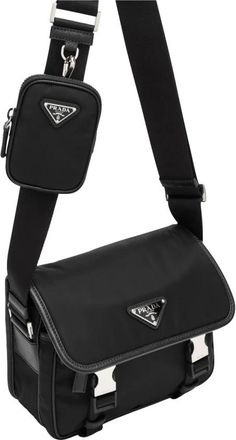 Prada Borsa a tracolla - male - Prada - Cross Body Messenger - Black - ONE SIZE - Bags