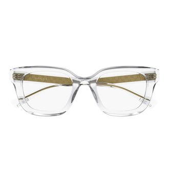 Gucci Glasses, unisex, Gray, Size: 52 MM Optical Frame