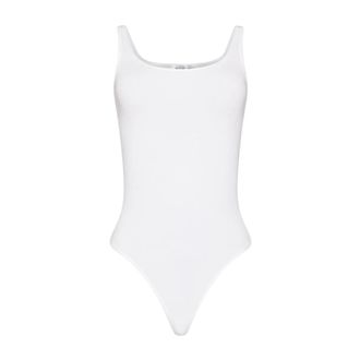 Wolford Jamaika String Body - Dames - Bodies - Wit - S - Katoen - Tops