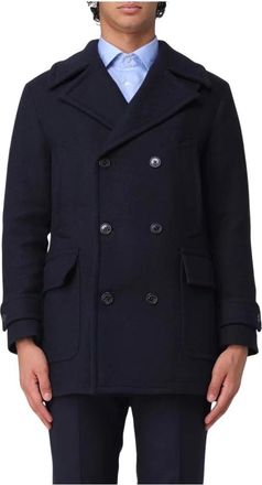 Brooksfield Abrigo Cruzado - Coats - Hombre - Azul - XL