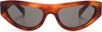 Gucci Occhiali da sole cat-eye - Arancione