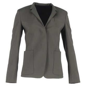Theory Blazer in Khaki Wool