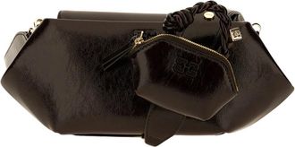 Ganni Bou Bag - Dames - Tassen - Bruin - Maat: ONE Size Poliester