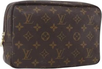 Louis Vuitton Pre-owned Clutches, female, Brown, Size: ONE SIZE Pre-owned Vintage Canvas Clutch