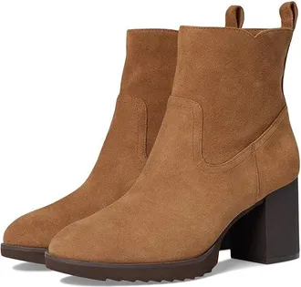 Johnston & Murphy Izzie Bootie Womens Boots Whiskey : 7.5 M, Suede