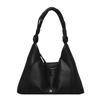 Aigner Schoudertassen - Heren - Schoudertassen - Zwart - ONE Size - Leer - Tassen