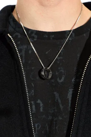 Maison Margiela Necklace With Pendant, Unisex, Silver