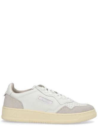 Autry Medalist Low Smooth Leather Suede Sneakers
