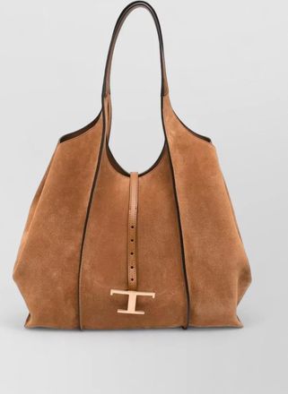 Tod's t timeless suede shoulder bag