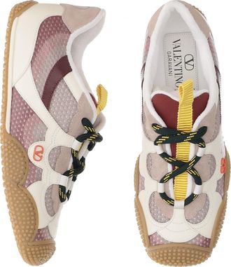 Valentino Garavani Womens Sneakers Amphibious Rubberised Calfskin Multicolour Trainers