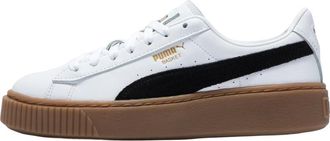 Puma (WMNS) PUMA Basket Platform L White 394369-01