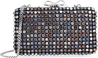 Self Portrait Clutches, female, Multicolor, Size: ONE SIZE Multi Crystal Chainmail Clutch