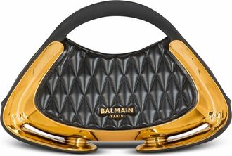 Balmain Quilted Small Jolie Madame Bag in Black at Nordstrom