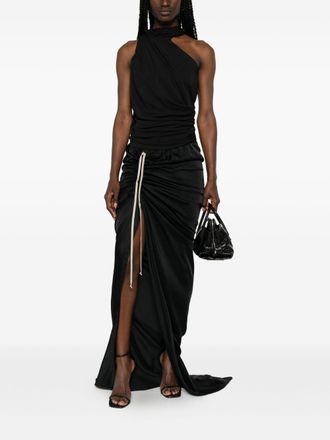 Rick Owens asymmetrische lange rok