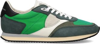 Philippe Model Blville Running Sneakers - Heren - Sneakers - Groen - 42 EU - Katoen - Schoenen