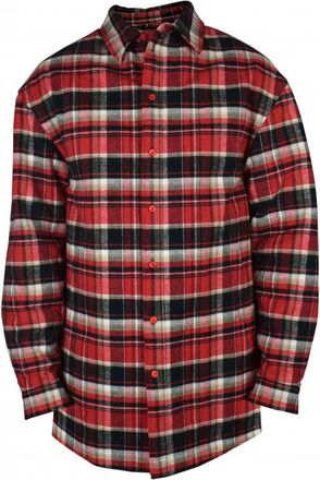 Balenciaga Geruit overhemd Rood