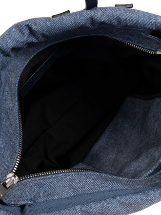 J.W.Anderson Womens Puffy Anchor Logo Tote Blue Leather