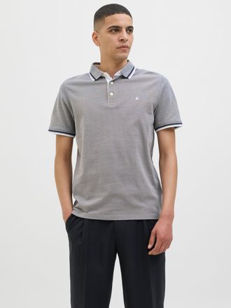 Jack & Jones JJEPAULOS POLO SS NOOS mit Logo Stickerei