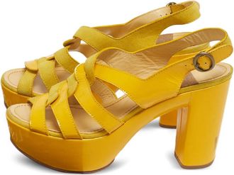 See By Chlo&eacute; Sandali con tacco largo - Giallo