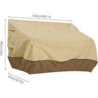 OEM Funda Para Sof&aacute; De Exterior De 3 Plazas, Impermeable, Resistente Al Viento Y Al Polvo, Funda Para Sof&aacute; De Jard&iacute;n, 224 X 83 X 84 Cm - Crezuo