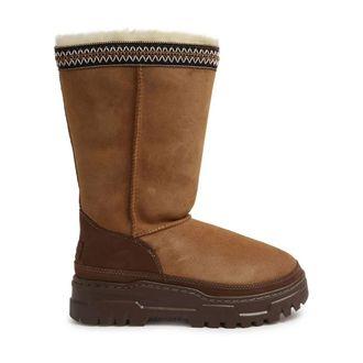 UGG Winter Boots, female, Brown, Size: 6 US Brown Ankle Boots